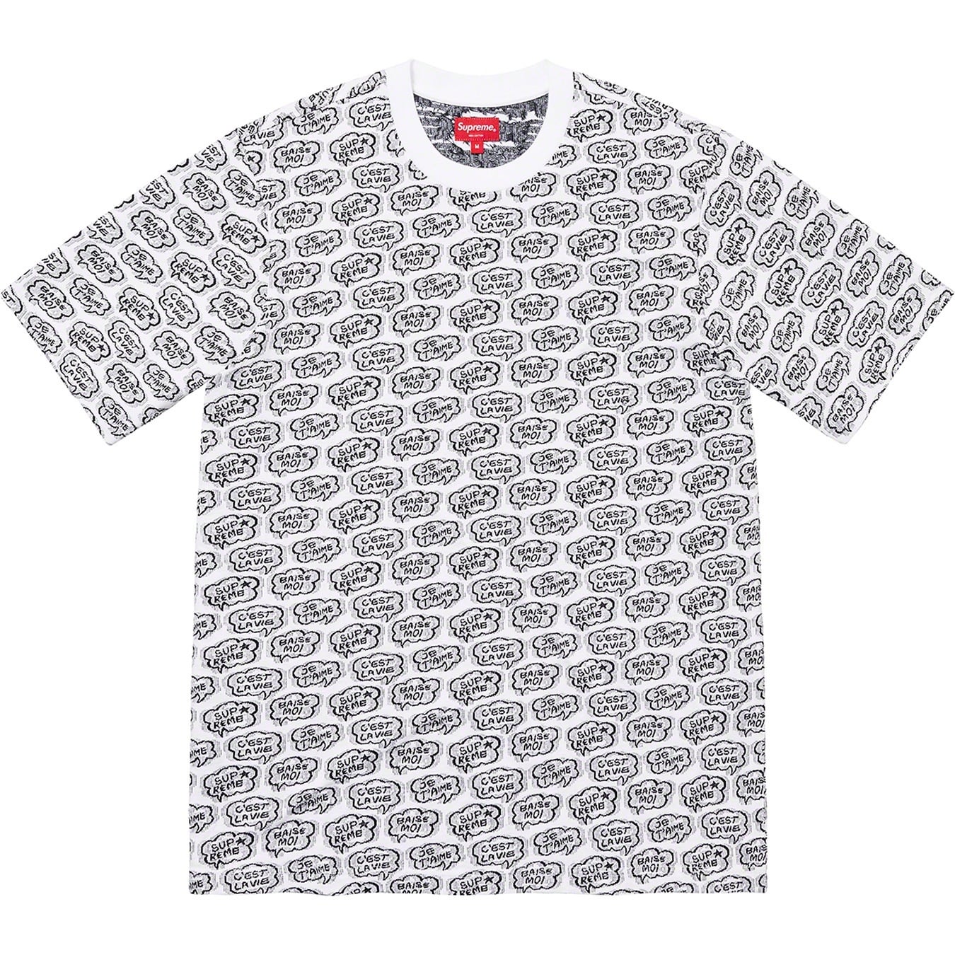 Word Bubble Jacquard S/S Top view 8